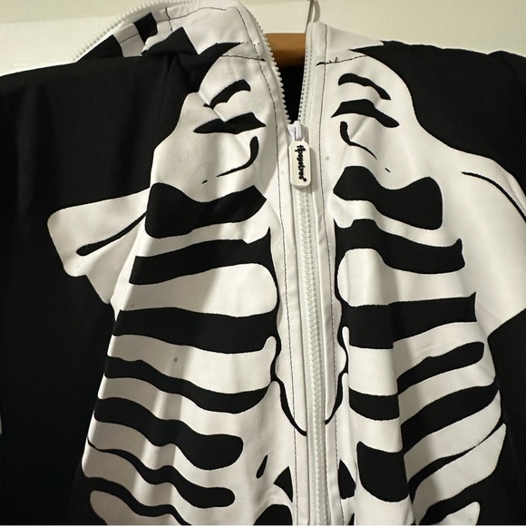 Tipsy Elves Skeleton Full Face Zippered Costume size XXL - Picture 4 of 9